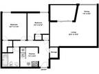 Riverbend Tower Apartments - 2 Bed 1 Bath A