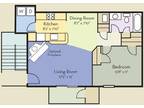 Spacious, Open Concept 732 SqFt
