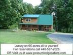 3br - 1400ft² - Privacy Galore - Luxury Ohio Cabin on 65 acres Escape & Unwind