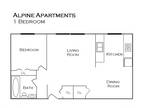 Alpine Apartments - 1 Bedroom 1 Bath