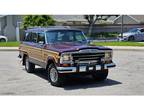 1989 Jeep Grand Wagoneer Burgundy