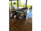 1975 14' MonArk 15HP Evinrude (Non Runner/ Has Spark) w/ Misc Trailer - T1308680