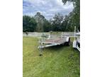 2021 6 x 12 all aluminum trailer like new