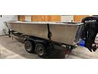 2022 Aluminum Work Boat w/70 hp Suzuki and Trailer Boat for Sale
