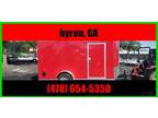 2023 Cargo United 6X12 Red Enclosed Cargo Trailer New