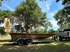 2021 American Airboat Corp. Airranger, 18”x8” Airboat, guide edition.