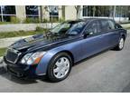 2006 Maybach 62 5.5L V12 Turbocharged Côte d'Azur Dark and Mid-Blue