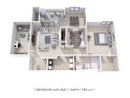 Hidden Lakes Apartment Homes - One Bedroom-790 sqft