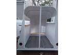 Pretty in Pink Vintage Horse Trailer Mobile Bar!