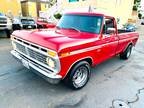 1974 FORD F-100 LONG BED - BLUETOOTH, CUSTOM BOX W/ 2 KICKER 10in.