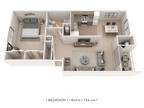 Sherwood Village Apartment Homes - One Bedroom - 734 sqft