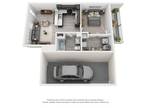 Universal at Gray Station - 1 Bedroom with attached Garage - 680sf