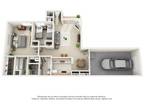 Wood Creek Apartments - Two Bedroom - Attached Garage