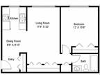 Gateway Trail Apartments - 1 Bedroom 1 Bath (lg)
