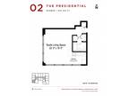Presidential Apartments - Convertible Studio