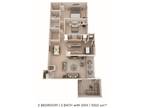Chesapeake Glen Apartment Homes - Two Bedroom 1.5 Bath w/ Den - 1,002 sqft