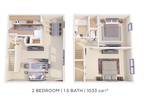 Montgomery Manor Apartments & Townhomes - Two Bedroom 1.5 Bath Townhome - 1,033