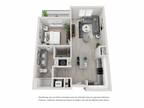 Matthews Square Apartments - A2 1 Bedroom 1 Bath 776