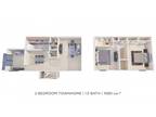 Montgomery Woods Townhomes - Two Bedroom 1.5 Bath w/ Den Townhome 1,080 sqft