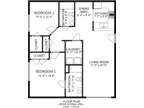 University Pointe - 2 Bedroom1 2 Bath (Hall)