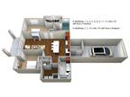 Cedar Place Apartments - 2 bedroom (1096 sf)