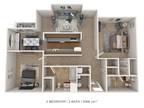 The Horizons at Franklin Lakes Apartment Homes - Two Bedroom 2 Bath - 1,066 sqft
