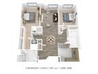 Cranford Crossing Apartment Homes - Two Bedroom 2 Bath- 1167 sqft