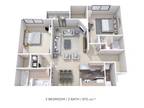 Hidden Lakes Apartment Homes - Two Bedroom 2 Bath-792 sqft