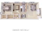 Camp Hill Plaza Apartment Homes - Two Bedroom - 954 sqft