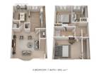 Cedar Gardens and Towers Apartments and Townhomes - Three Bedroom 1.5 Bath