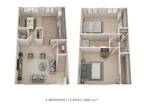 Cedar Gardens and Towers Apartments and Townhomes - Two Bedroom 1.5 Bath