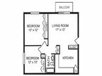 Riverwoods Apartments - 2 Bed 1 Bath w/Balcony