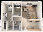The Brook on Center - Two Bedroom, Two Bath