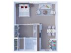 Park Butterfield Apartments - Studio Floor Plan S1