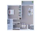 Park Butterfield Apartments - 1 Bedroom Floor Plan A1