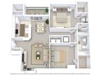 Three Lakes Apartments - B2 - 2 Bed | 2 Bath | 1048 sq ft