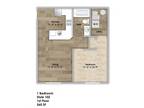 Sterling Landings - Phase 2 - One Bedroom - First Floor - Style 102