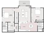 THE CORNERSTONE APARTMENT HOMES - 2 Bedroom 2 Bathroom - Split