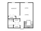 MEADOWBROOK APARTMENTS - 1 Bedroom