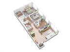 Olive Pointe Apartments - Two Bedroom, One Bathroom