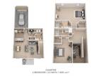 The Waterfront Apartments and Townhomes - Two Bedroom 2.5 Bath Townhome - 1,435