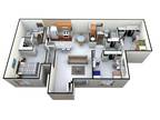 Arbor Club Apartments - Ann Arbor, MI - Three Bedroom Two Bath