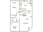 Crosswinds Condominiums - 2 BR 1 BA Flat