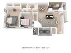 The Preserve at Milltown Apartment Homes - Two Bedroom 1.5 Bath - 990 sqft