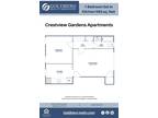 Crestview Gardens Apartments - One Bedroom w/ Eat in Kitchen