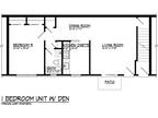 Parkside Court - 1 BR w/Basement 1,650 sq.ft.