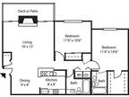 Country Club Place Apartments - 2BR-2BA-GARDEN