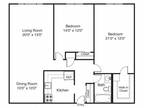 Landings on the Trail Apartment Homes - 2 Bedroom 1 Bathroom