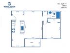 Wimbledon Apartments - 1 Bed, 1 Bath - 653 sq ft