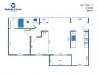 Wimbledon Apartments - 2 Bed, 1 Bath - 805 sq ft